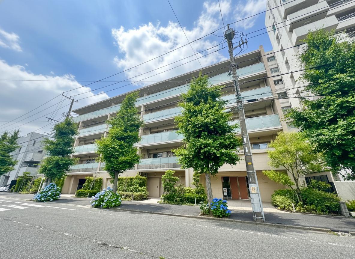 【サンメゾン平塚代官町】 JR東海道線・湘南新宿ライン「平塚」駅まで徒歩7分。総戸数38戸・鉄筋コンクリート造地上5階建マンションの5階部分です。