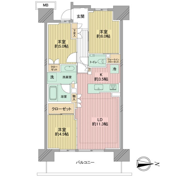収納豊富な間取りプラン！