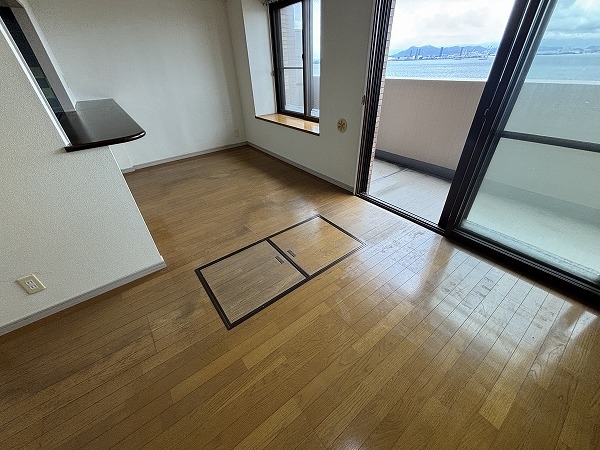 LDK・各居室に床下収納がついて大容量の収納になっています