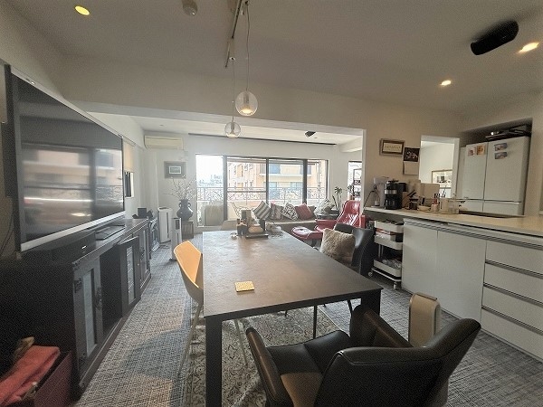 開放感あふれるリビングです。