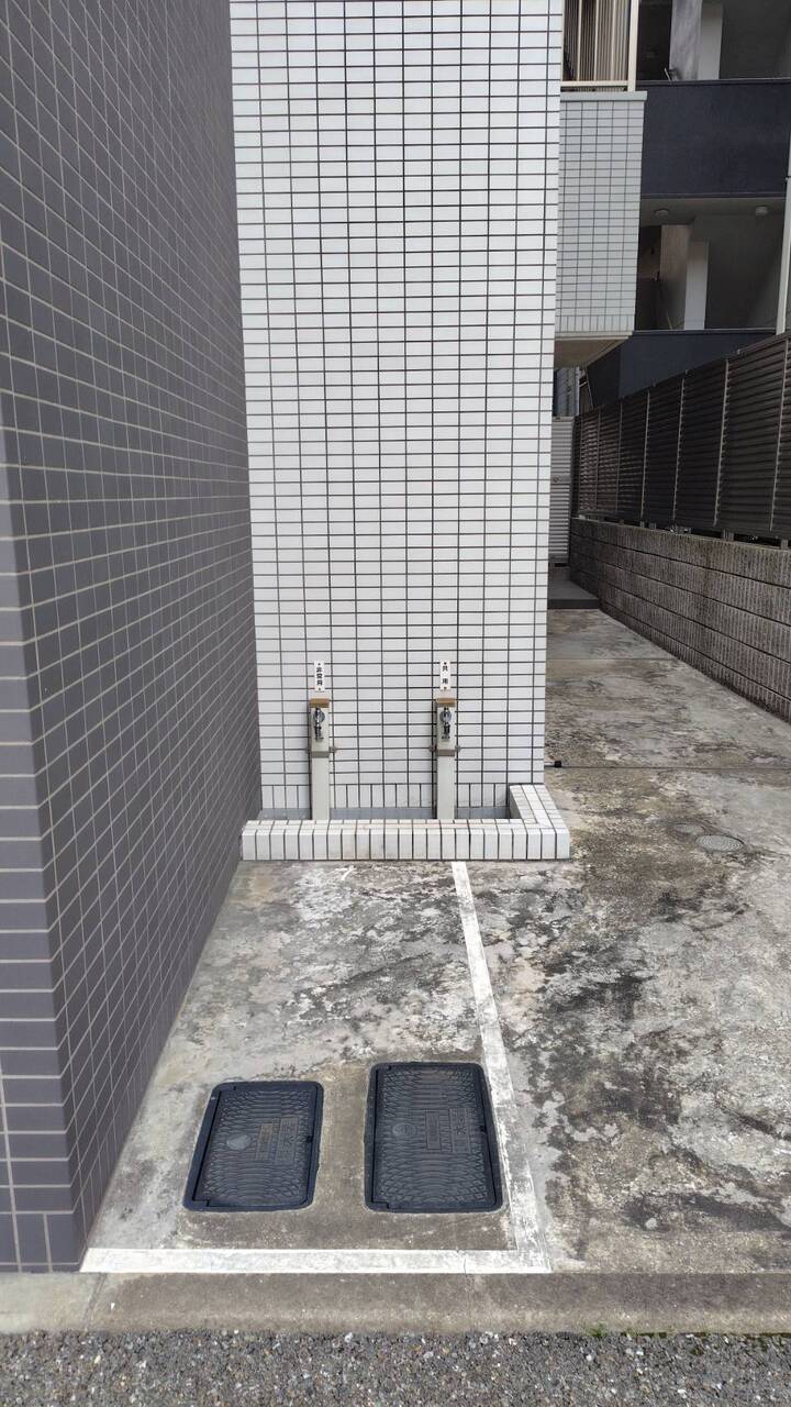 ペット足洗い場です。