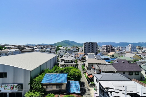 6階につき眺望良好！遮るものがございません