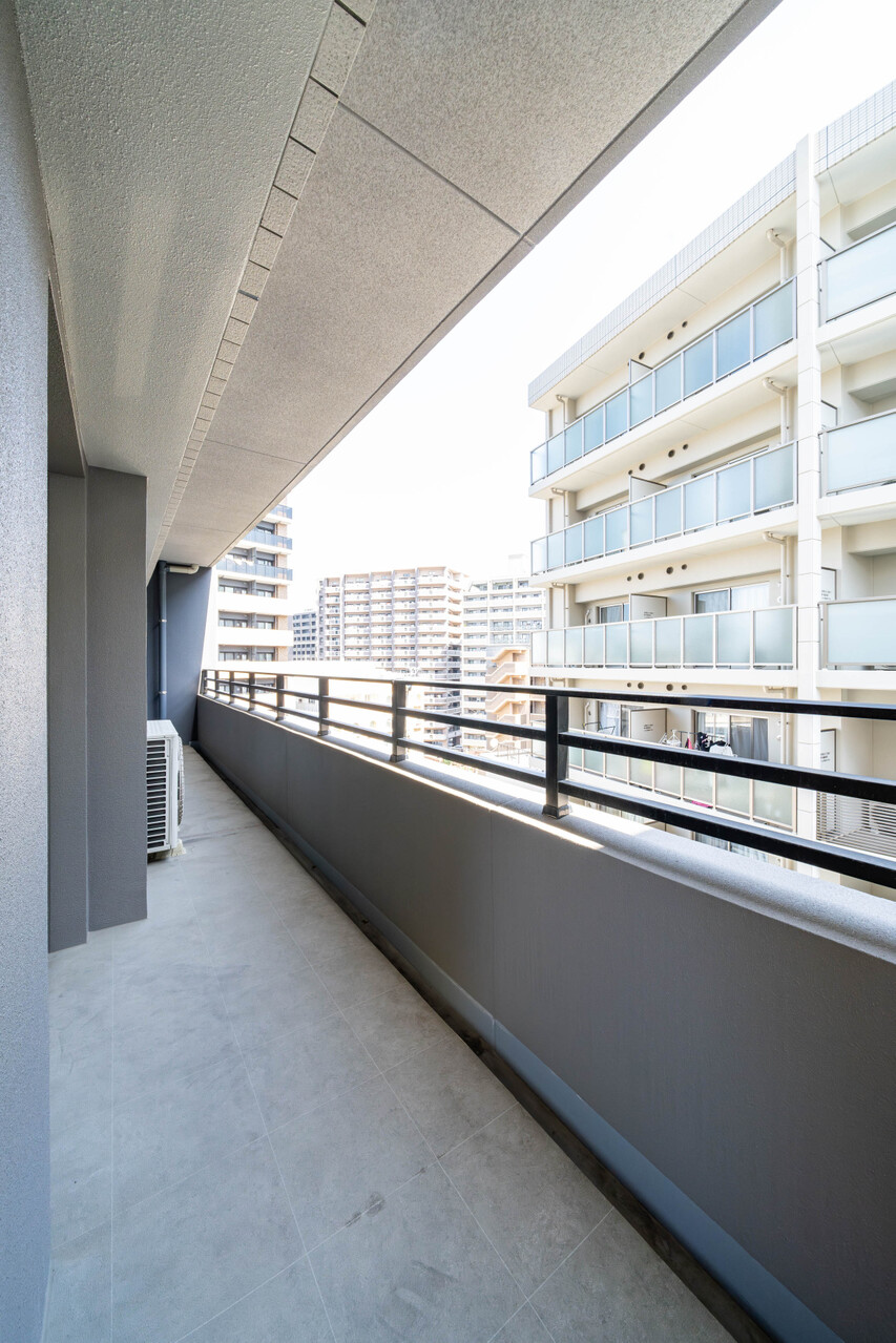 角部屋につき2面バルコニーになります。