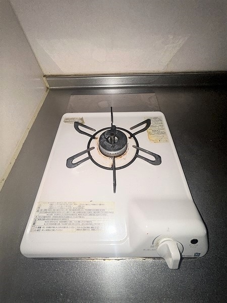 1口コンロ。