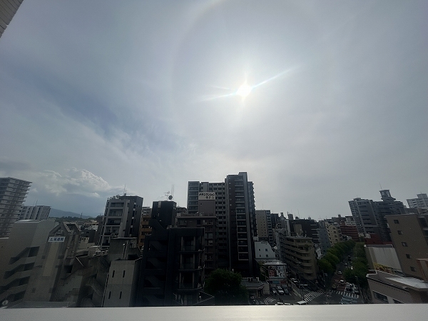 眺望はとても開放的です。