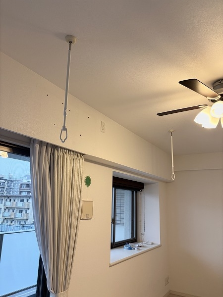 室内物干し完備