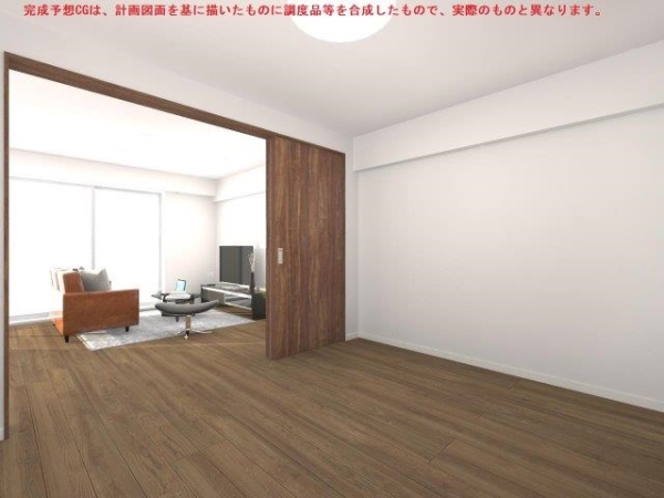 約6.1帖の洋室。