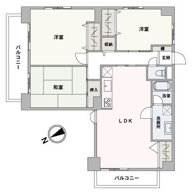 間取り図です。