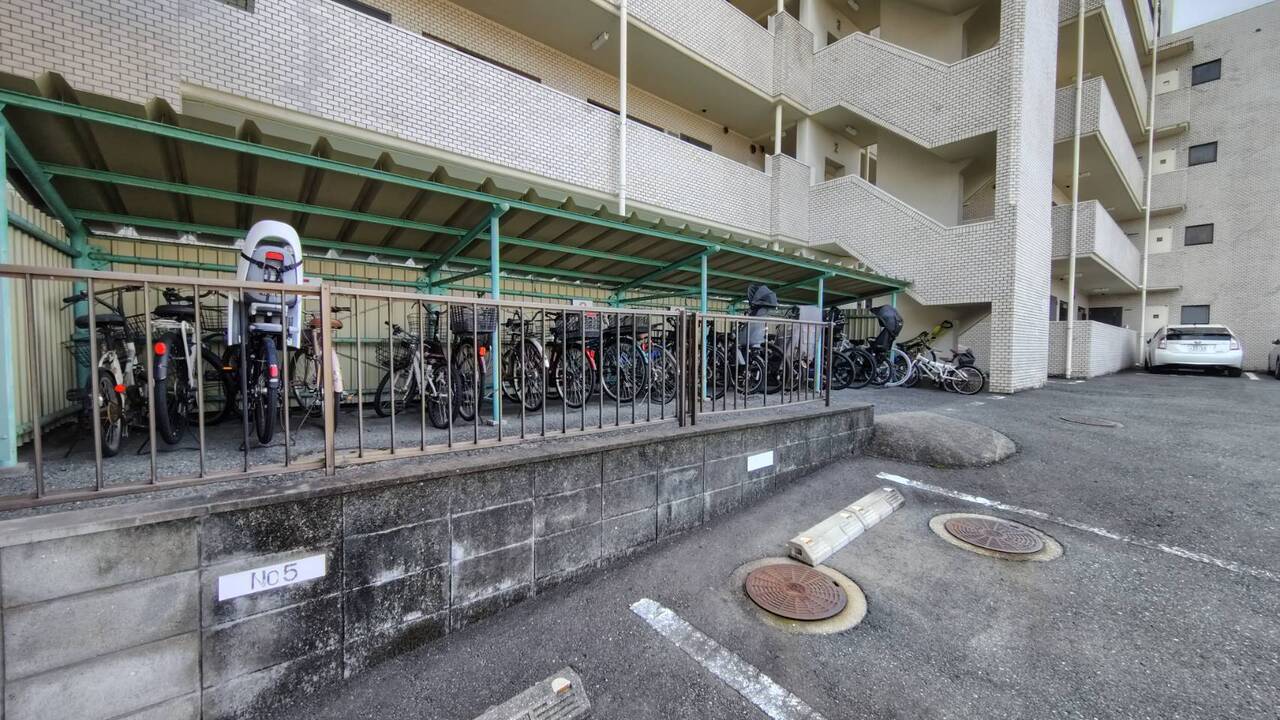 駐輪場です。