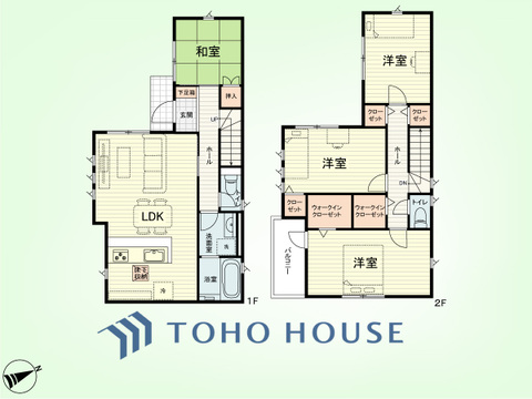 4LDK　土地面積129.91平米、建物面積101.23平米