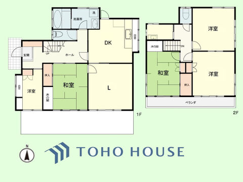 5LDK　土地面積213.24平米、建物面積112.61平米