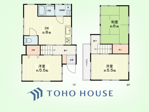 3DK　土地面積111.28平米、建物面積60.10平米