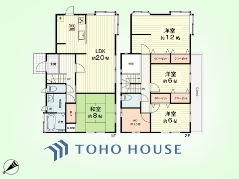 4LDK　建物面積129.17平米、土地面積167.79平米