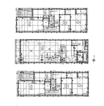 木造3階建て3SLDK。納戸は部屋使用可（4LDKにも可）。2階にゆったり19.4帖のLDK。床暖房付きで足元ぽかぽか。家族の顔が見える対面キッチン。水廻り集中設計、家事動線らくらく。収納豊富。