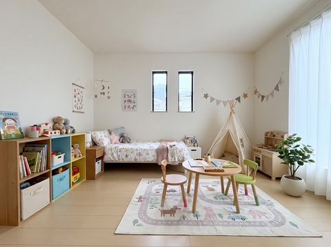 洋室　7帖　※この写真は、AIによる画像処理がされています。家具等のイメージはAIによるものです。