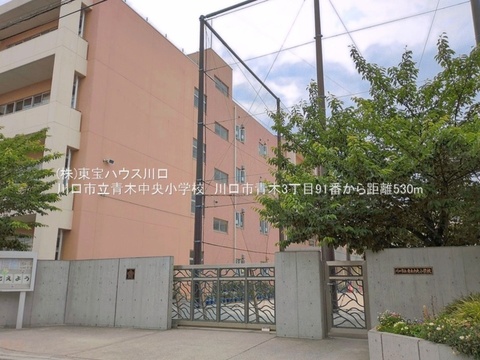 川口市立青木中央小学校 距離530m