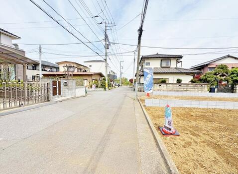 北側前面道路幅員6ｍです。