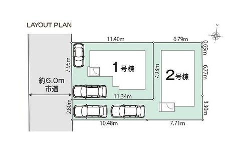 区画図：2号棟