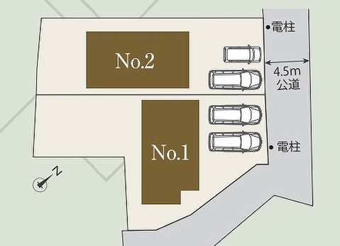 区画図　1号棟