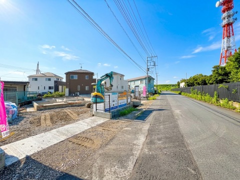 前面道路＆現地(2026年9月上旬撮影）