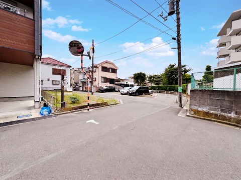 前道路含む現地現況。