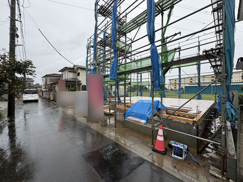 前道路含む現地現況。