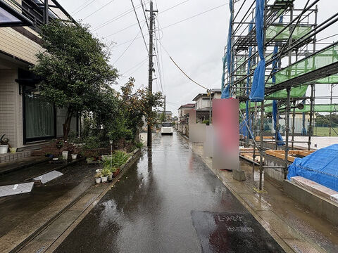 前道路含む現地現況。