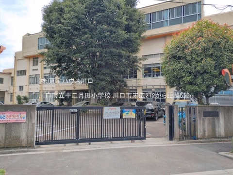 川口市立十二月田小学校 550m