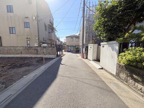 前道路含む現地現況。2026年9月下旬撮影。