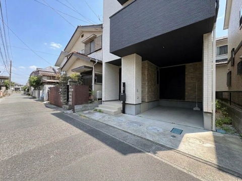 前道路含む現地現況。