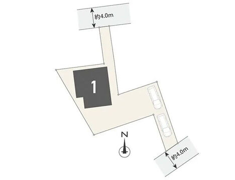 南＆北、2方接道