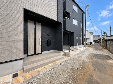 前道路含む現地現況。