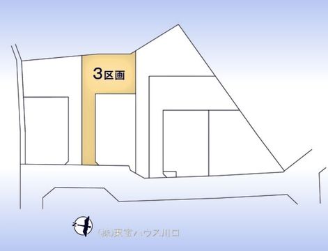 区画図。
