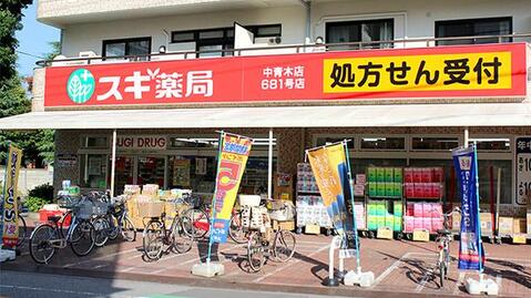 スギドラック中青木店まで約701m