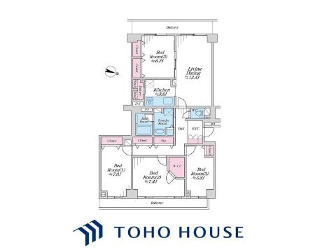 新規リノベーション、総戸数480戸のビッグコミュニティマンション。