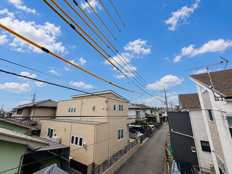 高い建物もないので、バルコニーからの眺望も良好です