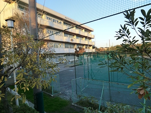 横浜市立汲沢中学校　距離約500m