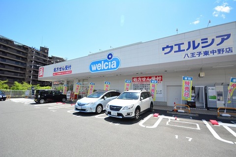 ウエルシア　八王子東中野店　距離約400m