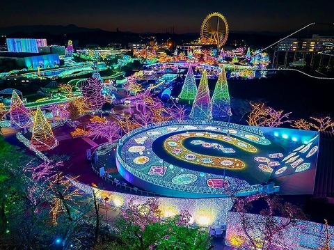 よみうりランド　距離約2000m