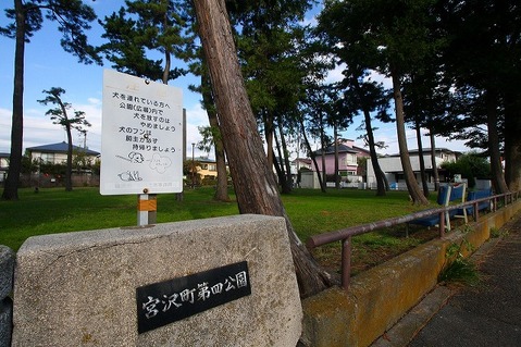 宮沢町第四公園(松林公園)　距離約500m
