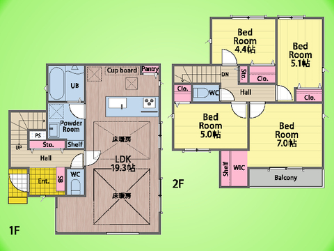○間取り図○