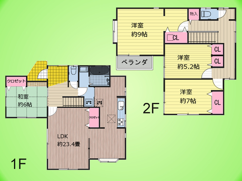 ○間取り図○