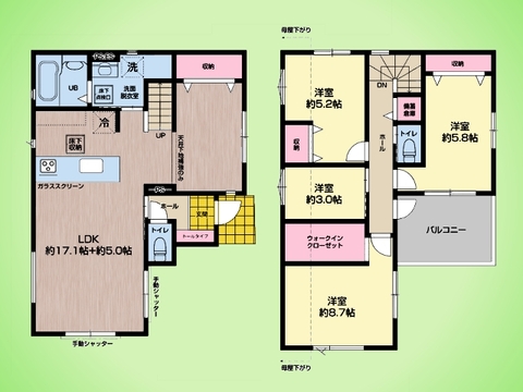 ○間取り図○