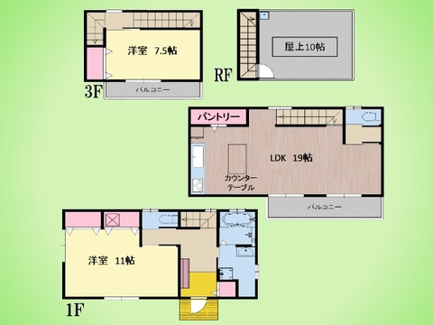 ○間取り図○