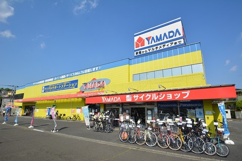 ヤマダデンキ　テックランド向ヶ丘店まで約500m