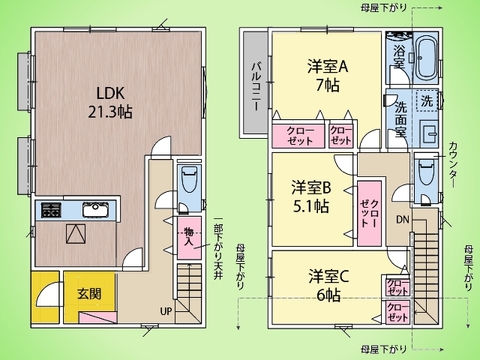○間取り図○