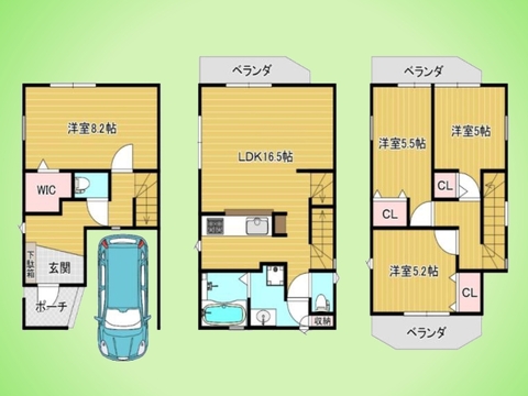 ○間取り図○