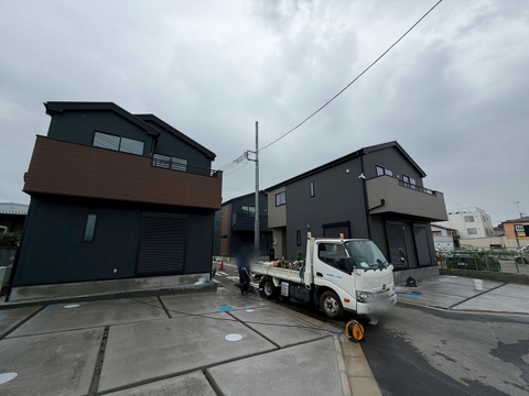 分譲の街並み