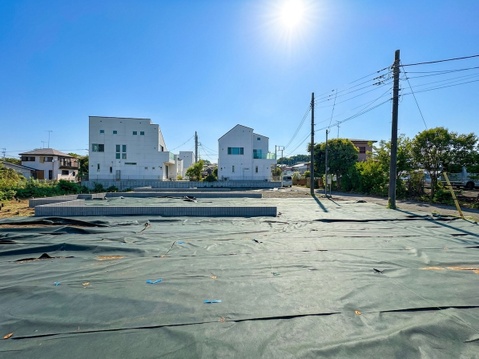 住宅街にある更地の物件日当たり良好