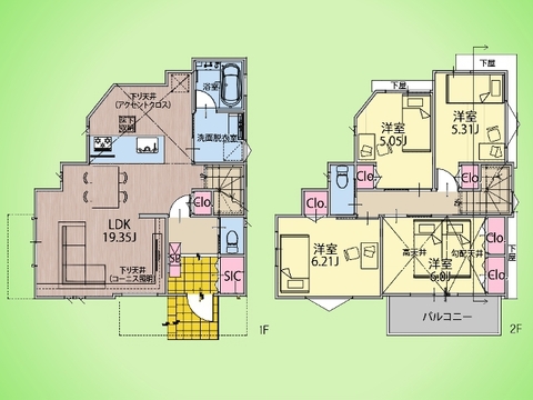 ○間取り図○